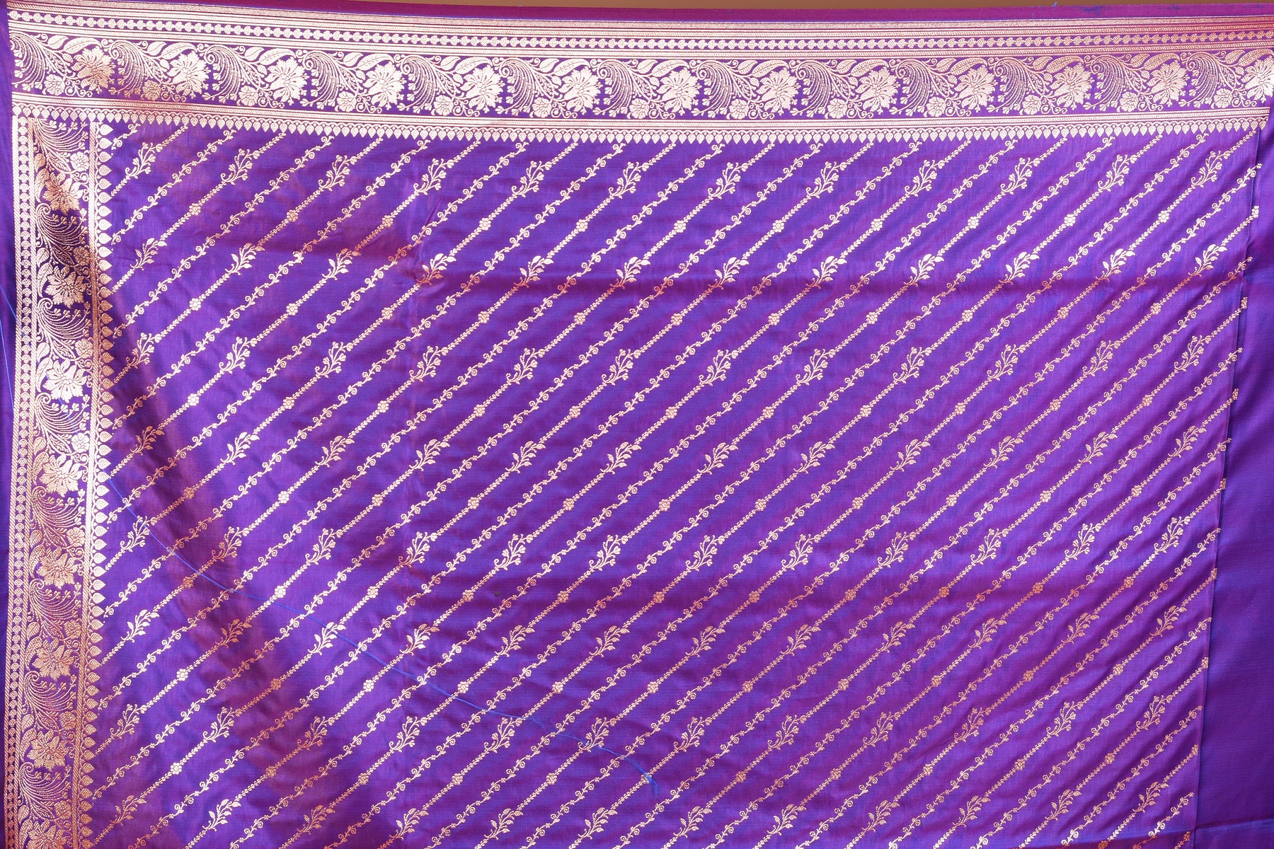 Lightweight Lilac Banarasi Saree - Keya Seth Exclusive