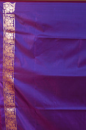 Gorgeous Purple Banarasi Saree - Keya Seth Exclusive