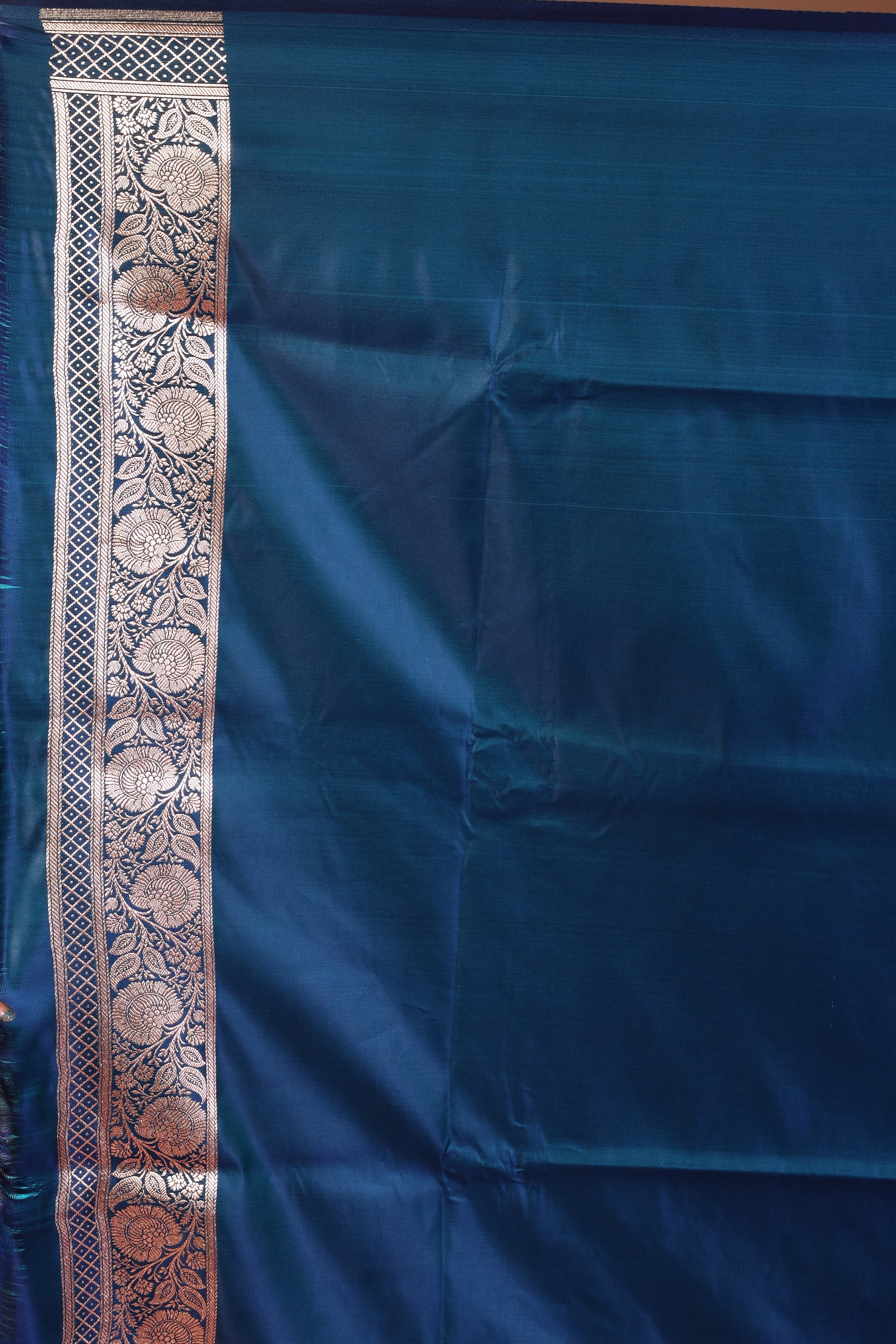 Gorgeous Bright Blue Banarasi Saree - Keya Seth Exclusive