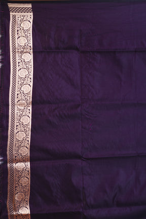 Elegant Deep Purple Banarasi Saree - Keya Seth Exclusive