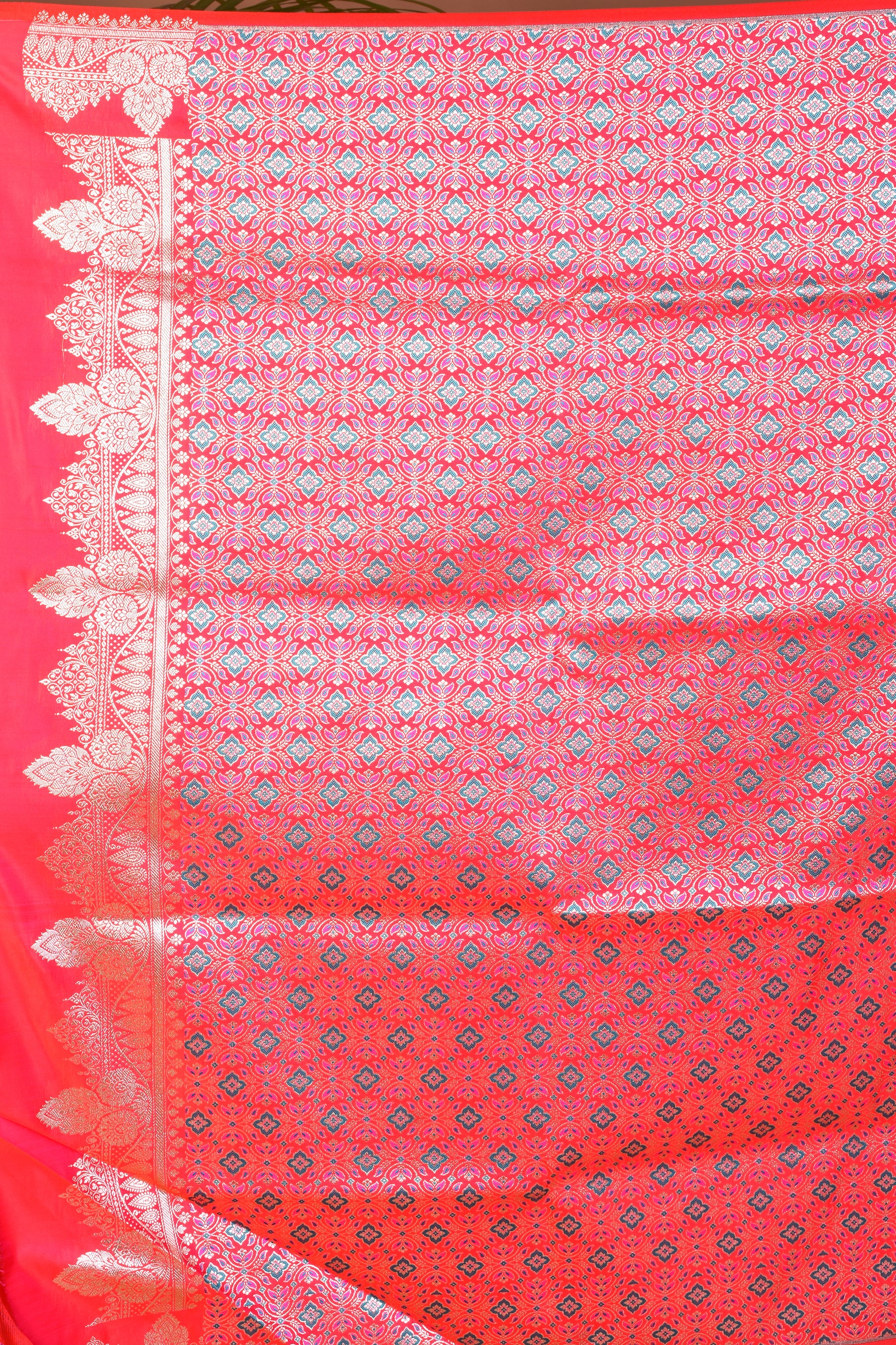 Gorgeous Red Banarasi Saree - Keya Seth Exclusive