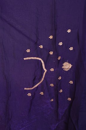 Fancy Violet Organza Saree - Keya Seth Exclusive