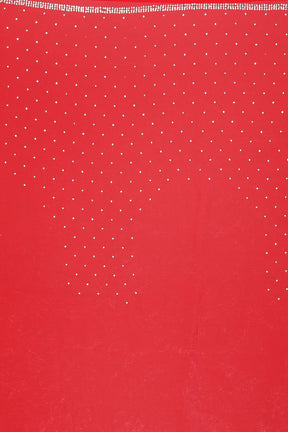 Red Blended Georgette Saree - Keya Seth Exclusive