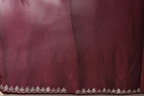 Fancy Magenta Organza Saree - Keya Seth Exclusive