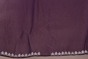 Fancy Violet Organza Saree - Keya Seth Exclusive