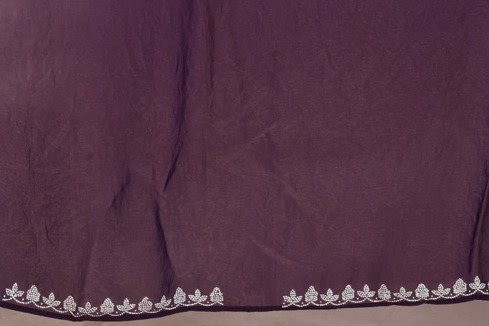 Fancy Violet Organza Saree - Keya Seth Exclusive