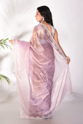 Fancy Mauva Jimmy Choo Saree - Keya Seth Exclusive