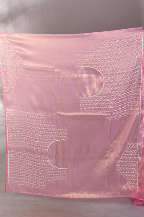 Fancy Pink Organza Saree - Keya Seth Exclusive