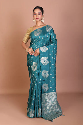 Rama Blended Khaddi Saree - Keya Seth Exclusive
