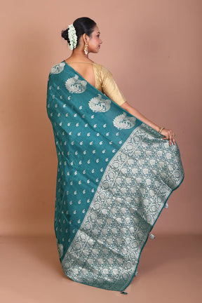Rama Blended Khaddi Saree - Keya Seth Exclusive