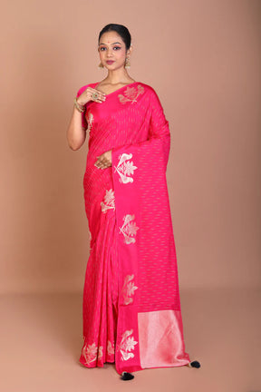 Rani Blended Khaddi Saree - Keya Seth Exclusive