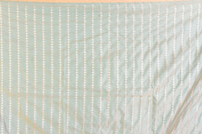 Navy Blue Blended Katan Saree - Keya Seth Exclusive