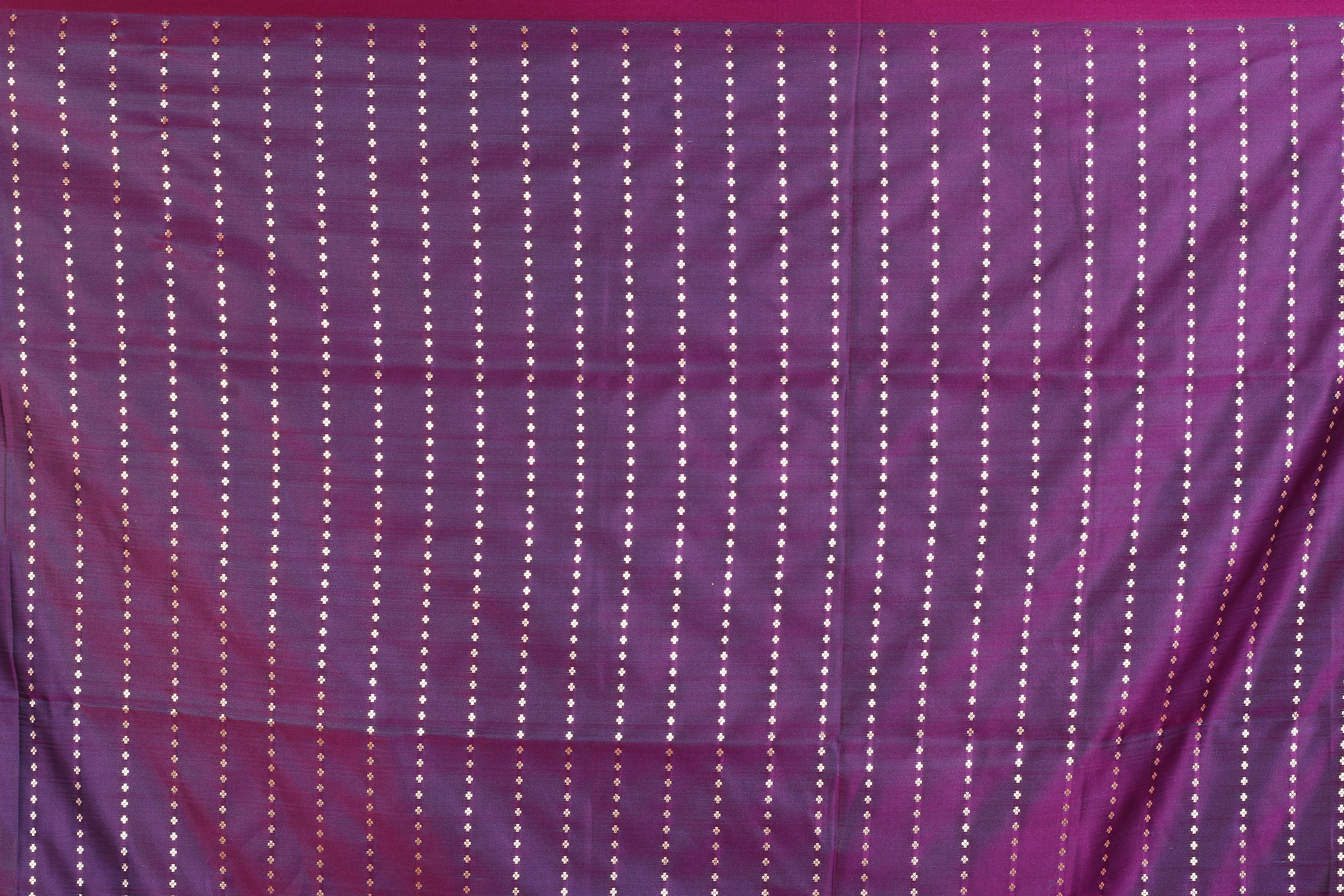Magenta Blended Katan Saree - Keya Seth Exclusive