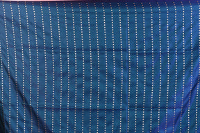 Midnight Blue Blended Katan Saree - Keya Seth Exclusive