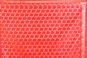 Purple and Red Blended Katan Saree - Keya Seth Exclusive