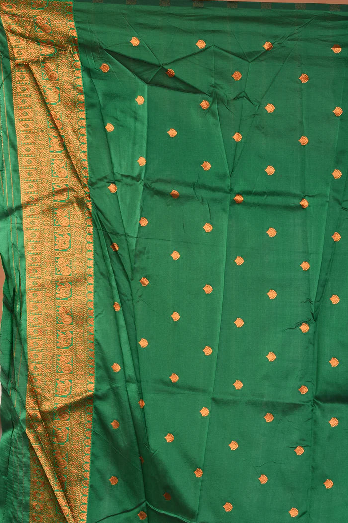 Maroon Blended Katan Silk Saree - Keya Seth Exclusive