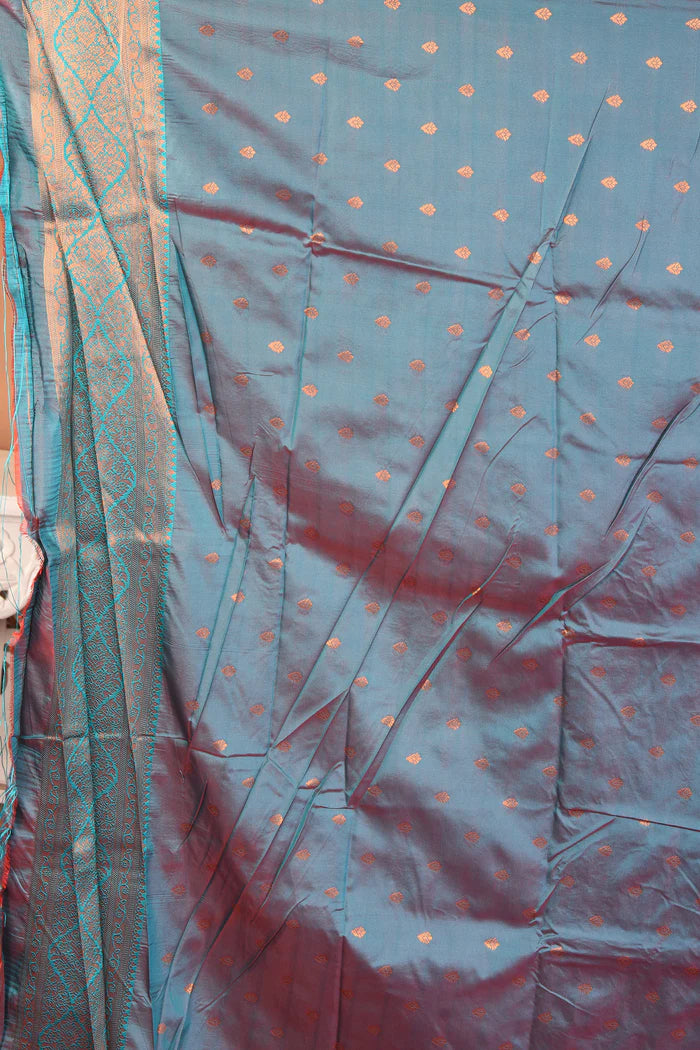 Pink Blended Katan Silk Saree - Keya Seth Exclusive