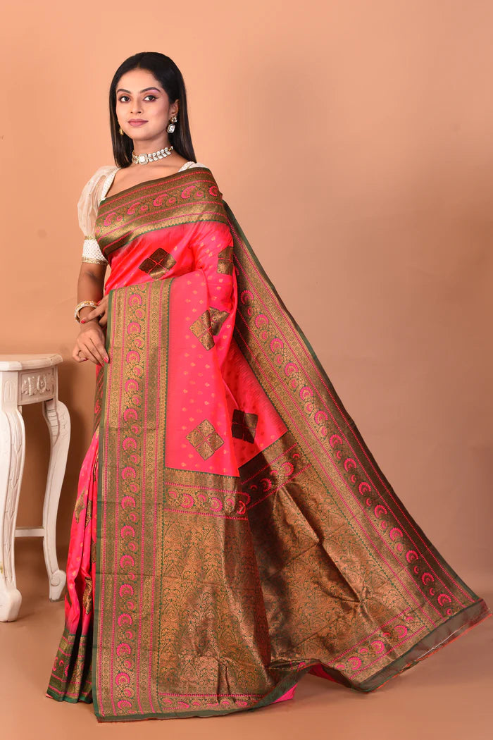 Rani Blended Kanjivaram Silk Saree - Keya Seth Exclusive