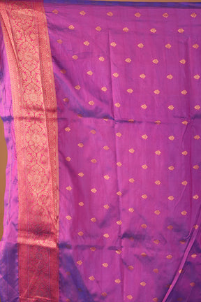 Midnight Blue Blended Katan Silk Saree - Keya Seth Exclusive