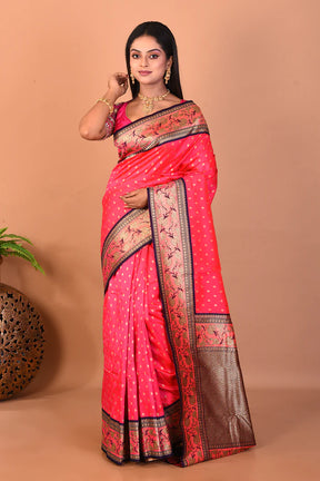 Pink Blended Paithani Silk Saree - Keya Seth Exclusive