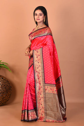 Pink Blended Paithani Silk Saree - Keya Seth Exclusive