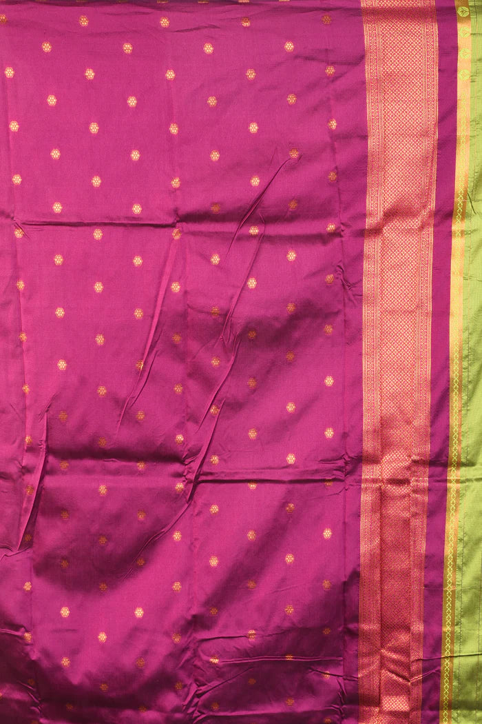 Green Mushroo Silk Saree - Keya Seth Exclusive