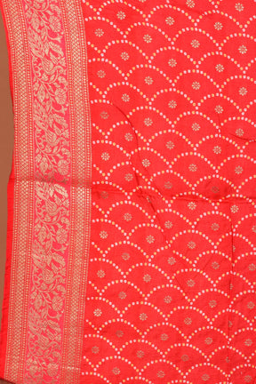 Deep Pink Blended Printed Silk Saree - Keya Seth Exclusive
