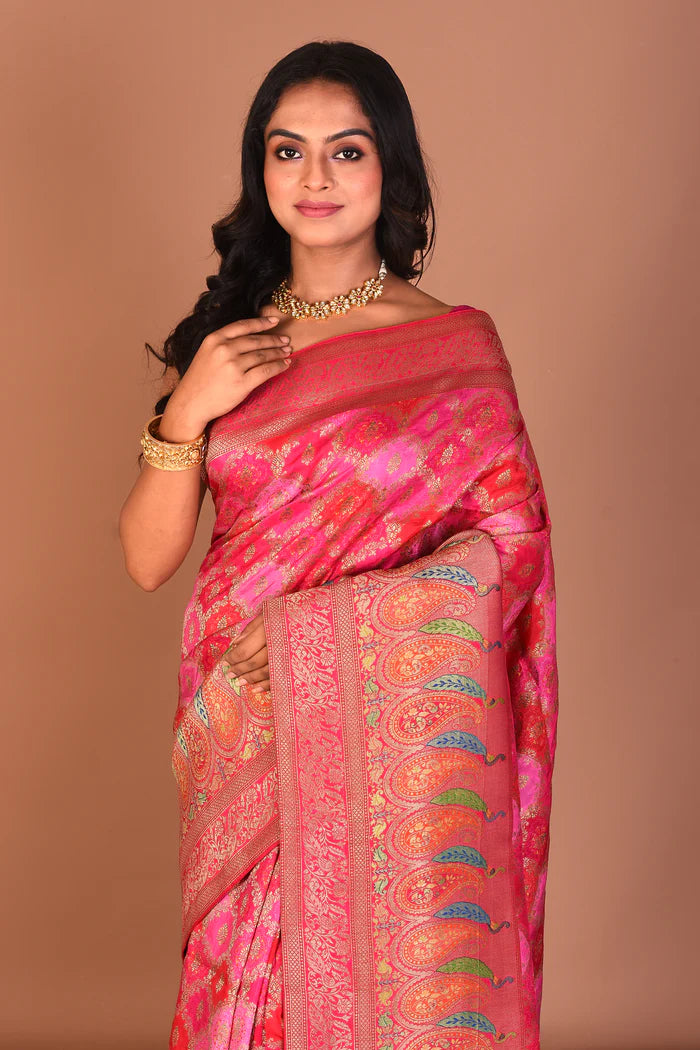 Rani Blended Printed Silk Saree - Keya Seth Exclusive