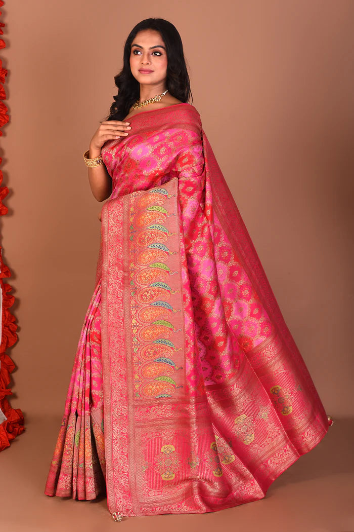 Rani Blended Printed Silk Saree - Keya Seth Exclusive
