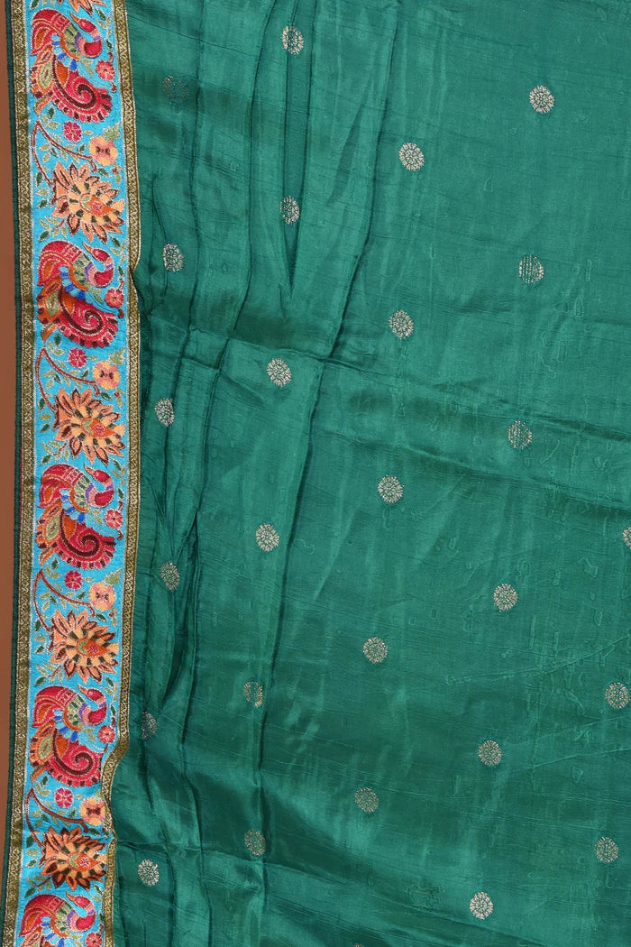 Pink Blended Printed Silk Saree - Keya Seth Exclusive