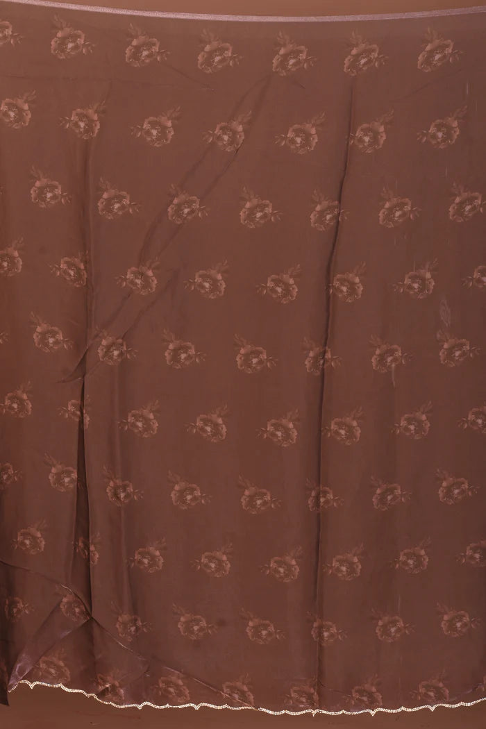 Offwhite Blended Tissue Saree - Keya Seth Exclusive