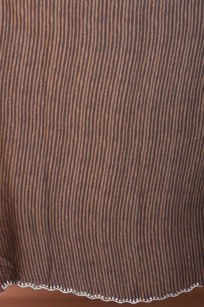 Designer Purple Blended Satin Silk Saree - Keya Seth Exclusive