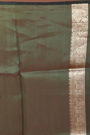 Green Pure Tissue Saree - Keya Seth Exclusive