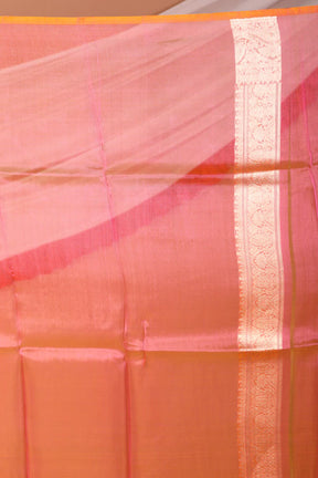 Dual Tone Pink Pure Tissue Saree - Keya Seth Exclusive
