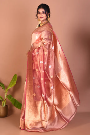 Pink Pure Tissue Saree - Keya Seth Exclusive