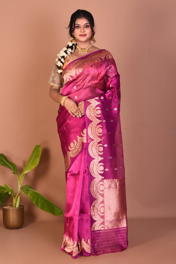 Rani Pure Tissue Saree - Keya Seth Exclusive