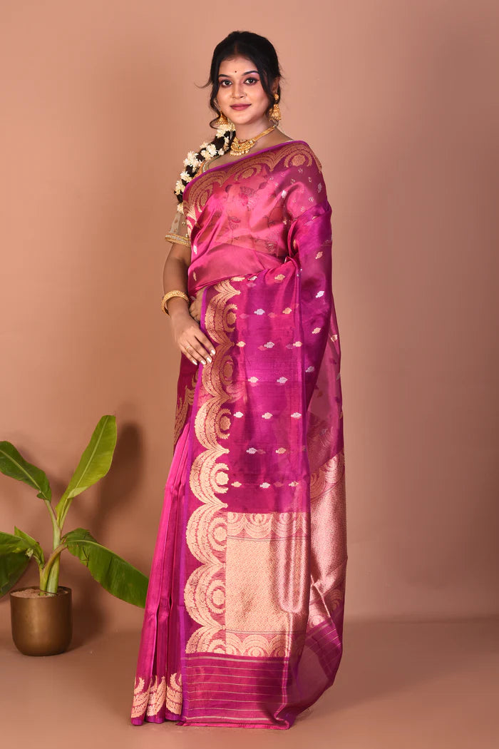Rani Pure Tissue Saree - Keya Seth Exclusive