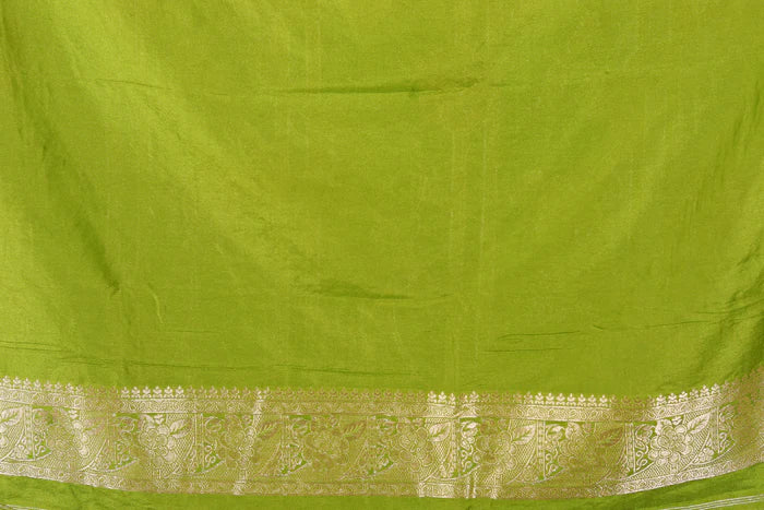 Green Blended Khaddi Saree - Keya Seth Exclusive