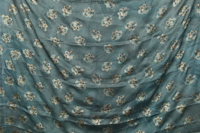 Dual Tone Green Blended Satin Silk Saree - Keya Seth Exclusive