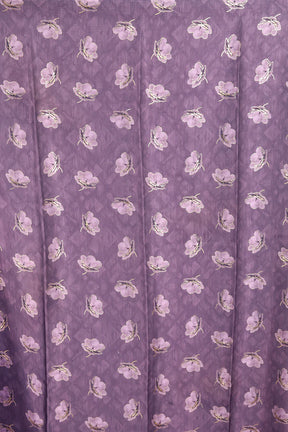 Purple Blended Satin Silk Saree - Keya Seth Exclusive