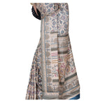 Load image into Gallery viewer, Beige Color Printed Ghicha Silk Saree with all over Multicolor Designer printed sari