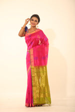 Load image into Gallery viewer, PINK COLOUR LIGHT WEIGHT SILK SAREE - Keya Seth Exclusive