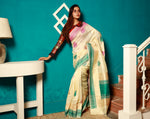 Load image into Gallery viewer, Khadi Banarasi Saree - Keya Seth Exclusive